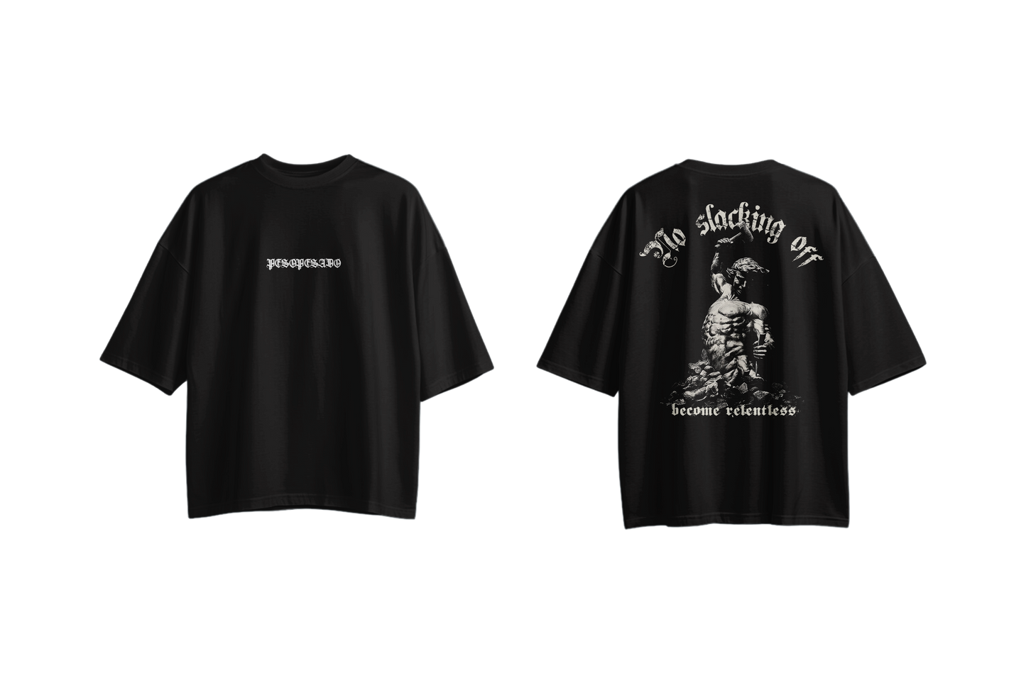 Polera Oversize No slacking off